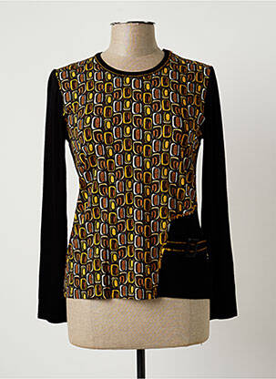 Top stretch manches longues marron TELMAIL femme