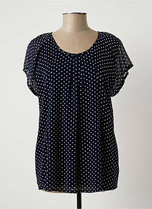 Top manches courtes manches courtes bleu GRIFFON femme