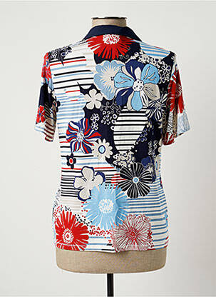 Polo stretch manches courtes blanc COSTURA 40 femme