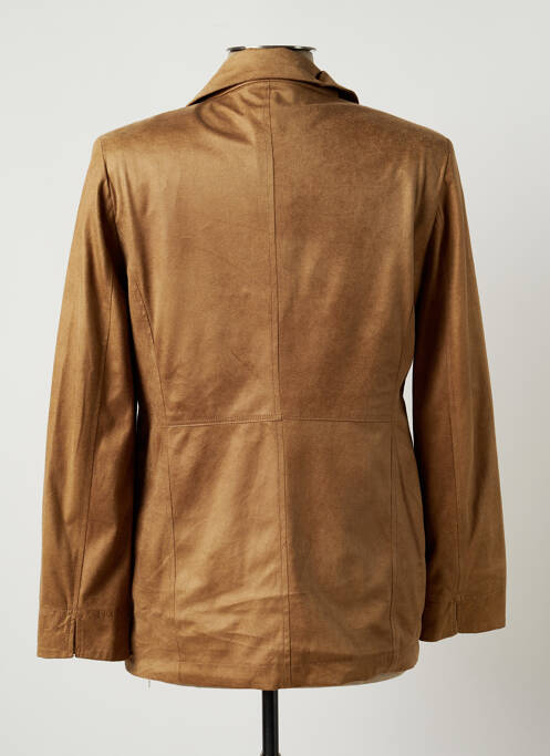 Veste casual epaulette marron MY WAY FER femme