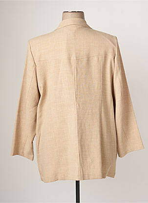 Veste casual coupe droite beige CHRISTIAN MARRY femme