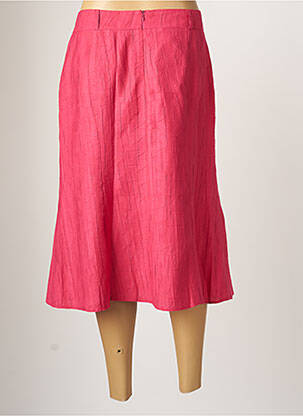 Jupe mi-longue coupe évasée rose CHRISTIAN MARRY femme