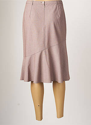 Jupe mi-longue coupe évasée violet CHRISTIAN MARRY femme