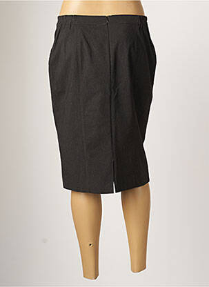 Jupe mi-longue stretch gris TELMAIL femme