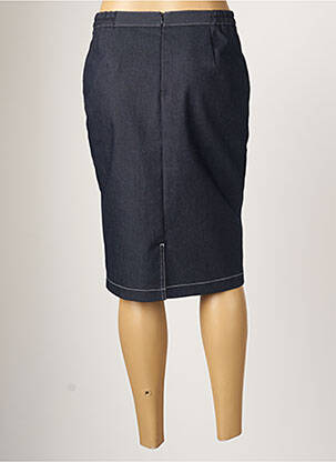Jupe mi-longue taille normale bleu TELMAIL femme