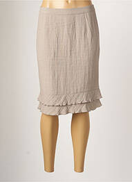 Jupe mi-longue coupe évasée gris TELMAIL femme