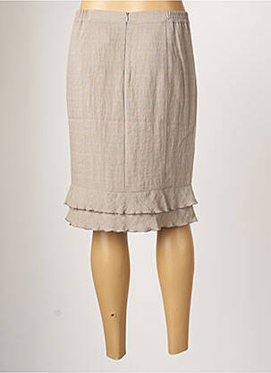 Jupe mi-longue coupe évasée gris TELMAIL femme