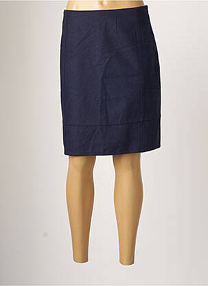 Jupe mi-longue doublure textile bleu ATELIER GARDEUR femme