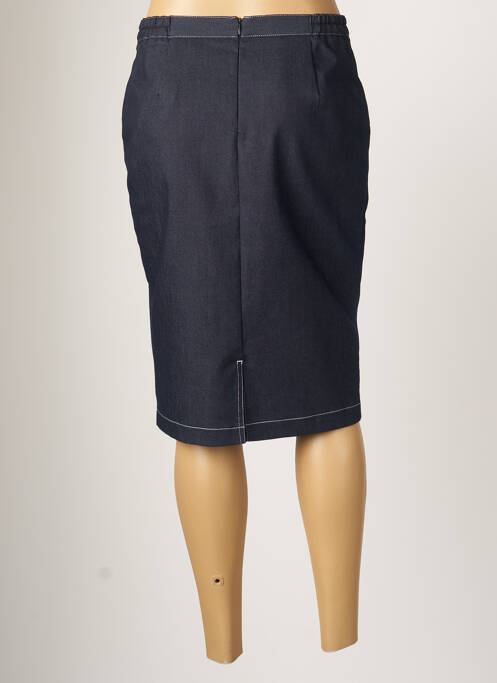 Jupe mi-longue bleu TELMAIL pour femme