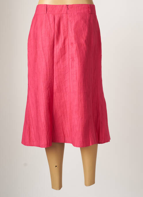 Jupe mi-longue rose CHRISTIAN MARRY pour femme