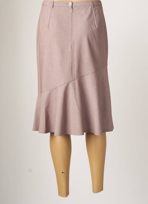 Jupe mi-longue violet CHRISTIAN MARRY pour femme