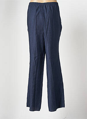 Pantalon droit taille élastique taille normale bleu CHRISTIAN MARRY femme