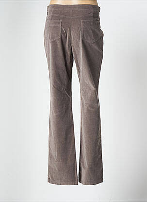 Pantalon droit stretch taille normale marron BLEU DE SYM femme