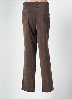 Pantalon droit stretch taille normale marron COSTURA 40 femme