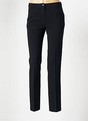 Pantalon droit stretch taille normale noir NOMINAL femme