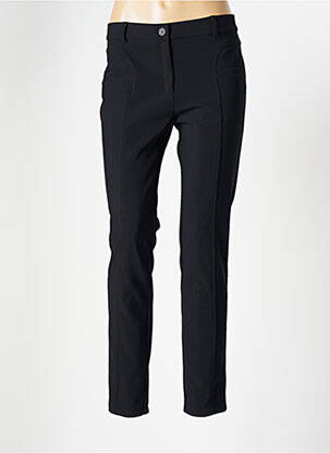 Pantalon slim stretch taille normale noir PAZ TORRAS femme