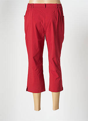 Pantacourt coupe droite taille normale rouge TELMAIL femme