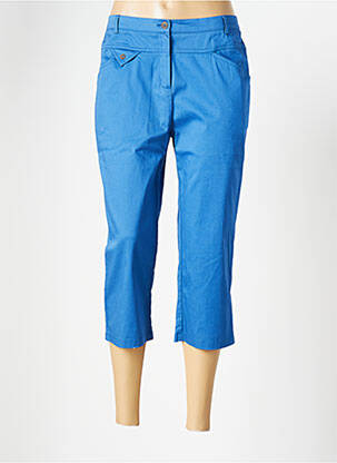 Pantacourt stretch taille normale bleu TELMAIL femme