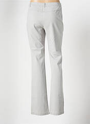 Pantalon droit gris BLEU DE SYM pour femme seconde vue