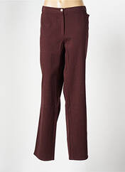 Pantalon droit marron #144894 pour femme seconde vue