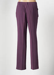 Pantalon droit violet NOMINAL pour femme seconde vue