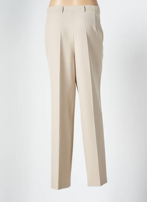 Pantalon droit beige FASHION COLLECTION pour femme