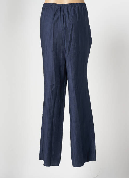 Pantalon droit bleu CHRISTIAN MARRY pour femme
