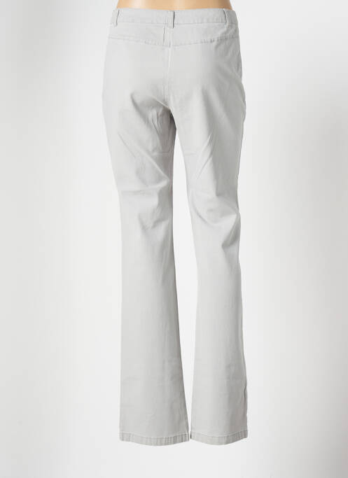 Pantalon droit gris BLEU DE SYM pour femme