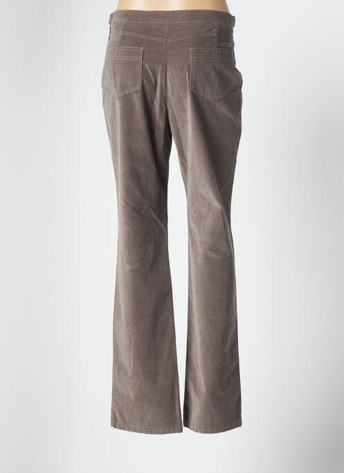 Pantalon droit marron BLEU DE SYM pour femme
