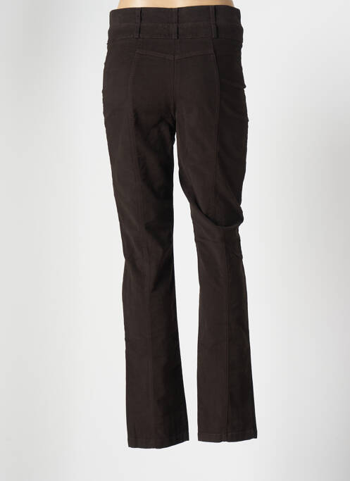 Pantalon droit marron BLEU DE SYM pour femme