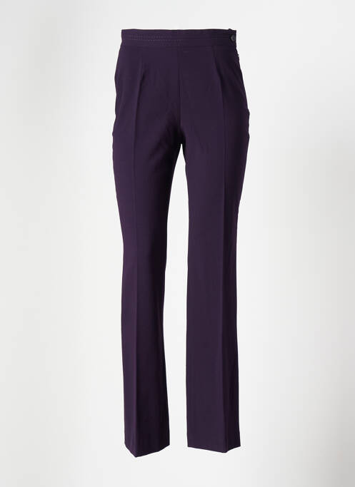 Pantalon droit violet SYM pour femme