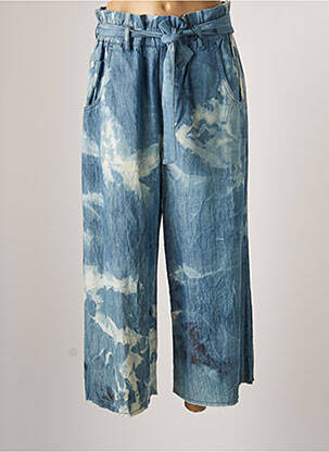 Pantalon 7/8 bleu ME369 pour femme