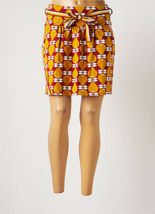 Jupe courte poches rouge BLUTSGESCHWISTER femme