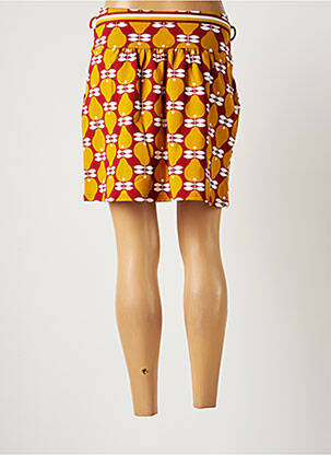Jupe courte poches rouge BLUTSGESCHWISTER femme