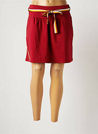 Jupe courte poches rouge BLUTSGESCHWISTER femme