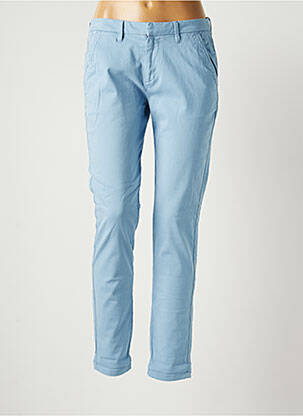 Pantalon chino bleu REIKO pour femme