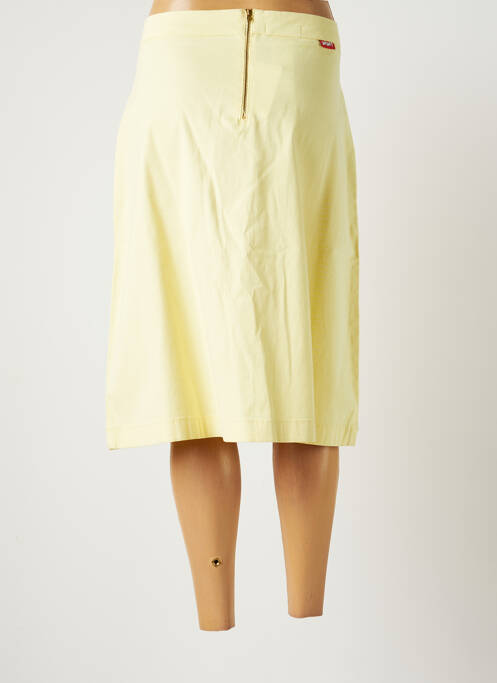 Jupe mi-longue jaune MADEMOISELLE YEYE pour femme