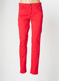Pantalon slim stretch taille normale rouge COUTURIST femme