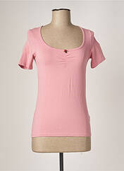 T-shirt rose BLUTSGESCHWISTER pour femme seconde vue