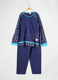 Pyjama tissage jersey bleu ROSE POMME femme