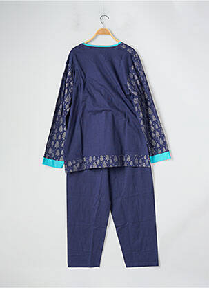 Pyjama tissage jersey bleu ROSE POMME femme