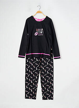 Pyjama noir ROSE POMME pour femme
