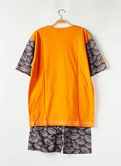 Pyjashort orange ROSE POMME pour homme seconde vue