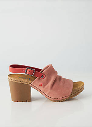 Sandales/Nu pieds rose ART pour femme