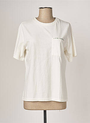 T-shirt blanc ROSE GARDEN pour femme