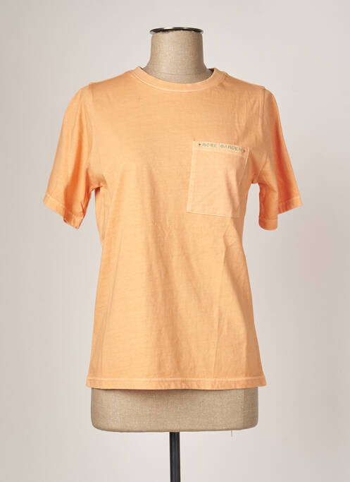 T-shirt orange ROSE GARDEN pour femme