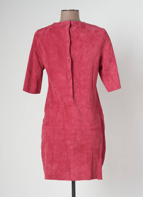 Robe courte manches courtes manches courtes rose ROSE GARDEN femme