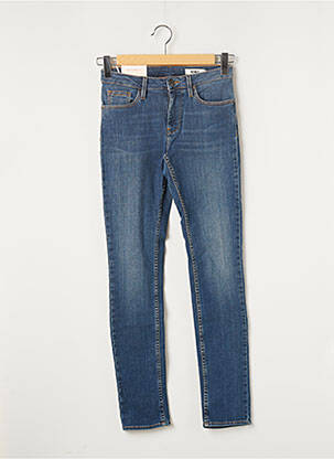 Jeans coupe slim broderie rivets taille normale bleu REIKO femme