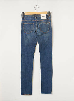 Jeans coupe slim broderie rivets taille normale bleu REIKO femme