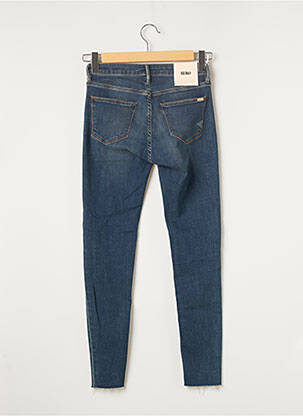 Jeans coupe slim broderie rivets taille normale bleu REIKO femme
